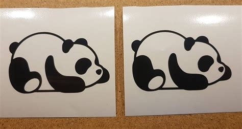 Panda Vinyl Decal Sticker Etsy