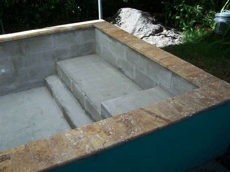 How To Build A Concrete Block Swimming Pool Summervibes In 2020 Diy