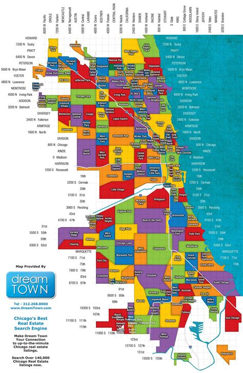 Printable Map Of Chicago Neighborhoods