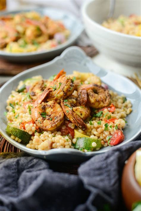 It uses merguez, couscous, and cumin to give a uniquely middle eastern/north african flavor. North African Shrimp with Roasted Summer Vegetable Israeli ...