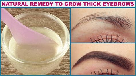 How To Grow Thick And Full Eye Brows Naturally Health Gadgetsng