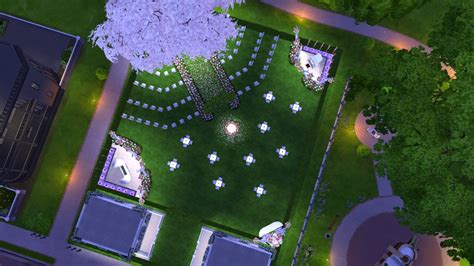 Sims 4 Lot Download Enchanted Wedding Park Sanjana Sims Studio