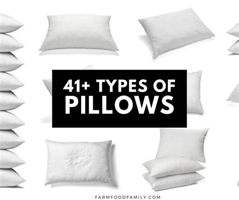 41 Different Types Of Pillows Materials Sizes Shapes For Sleeping