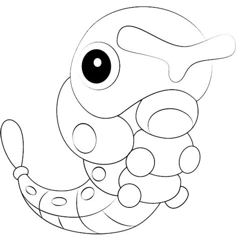 Caterpie From Pokemon Coloring Pages