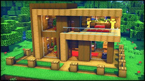 Minecraft Simple Survival House How To Build A Survival House In