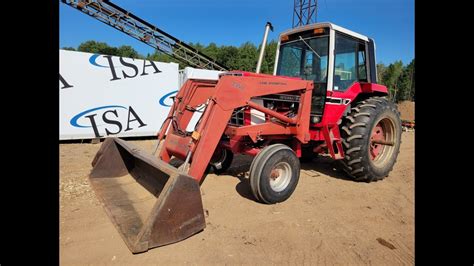 17276 International 1086 Tractor W 2350 Loader Will Be Sold At