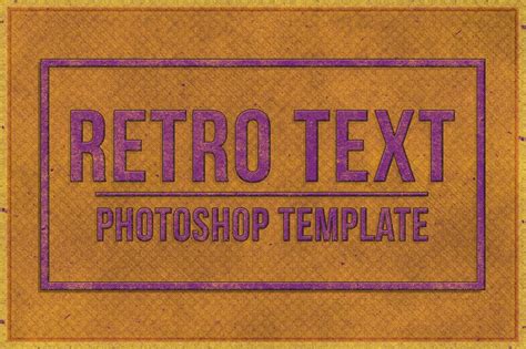 Retro Text Effect For Photoshop