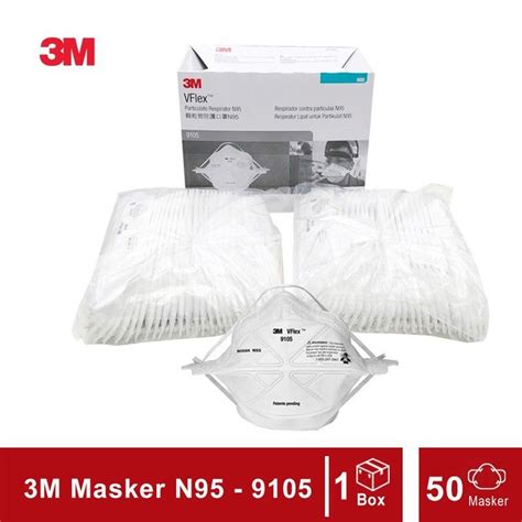 Jual Masker 3m N95 9105 Vflex Satuan Shopee Indonesia