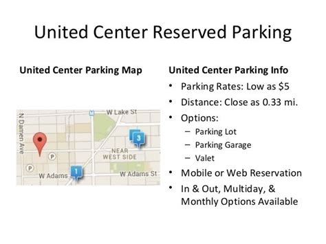 United Center Parking Map Rates And Pass Guide