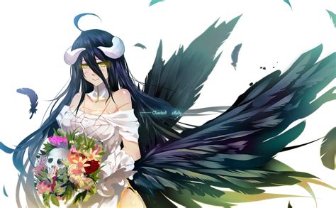 587288 1920x1080 Overlord Anime Albedo Overlord Wallpaper Png