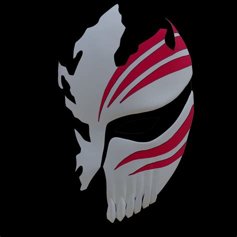 Bleach Ichigo Hollow Mask 3d Model Cgtrader