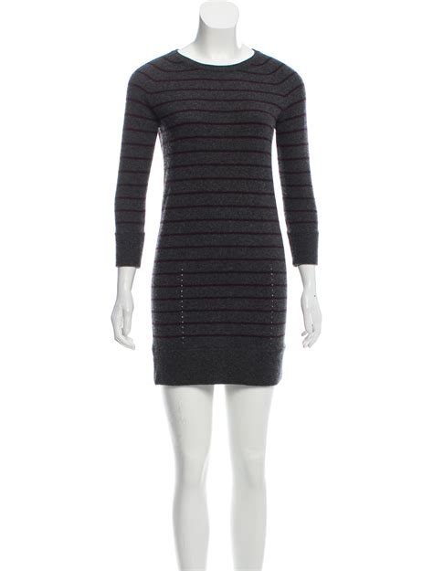 rag and bone striped cashmere sweater dress clothing wragb133148 the realreal