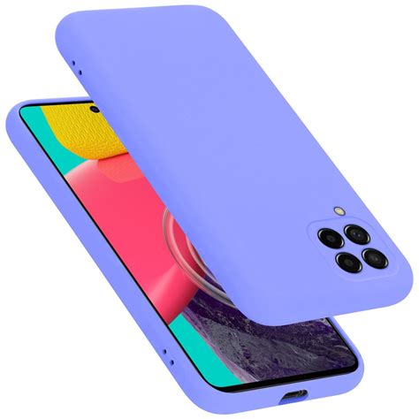 Samsung Galaxy M53 5G silikondeksel case lilla Elkjøp