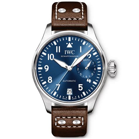 The modern interpretation of iwc's pilots' chronograph. IWC Pilot's Big Pilot Le Petit Prince Men's Strap Watch ...