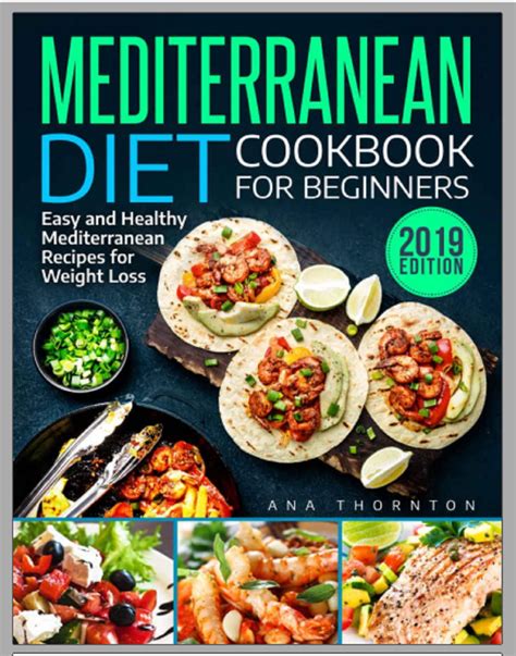 Mediterranean Diet Cookbook For Beginners Easy And Healthy Etsy