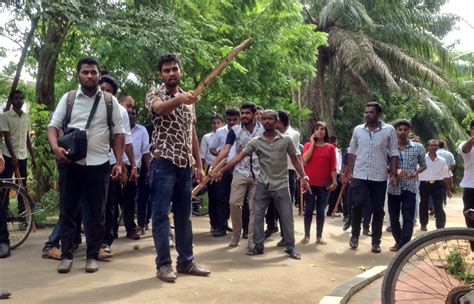 Sinhalese And Tamil Students Clash At Jaffna University Tamil Guardian