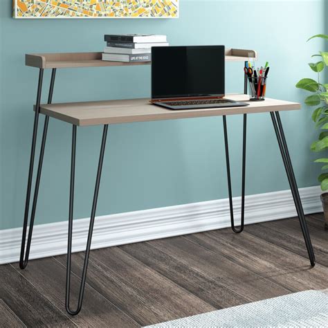 The desk is sturdy and went together flawlessly in 3 hours. Langley Street Tess Desk & Reviews | Wayfair