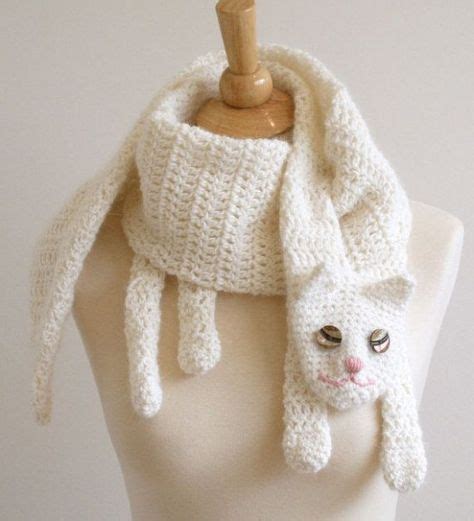 Cat Scarf Crochet Pattern Scarf Crochet Pattern Crochet Scarves