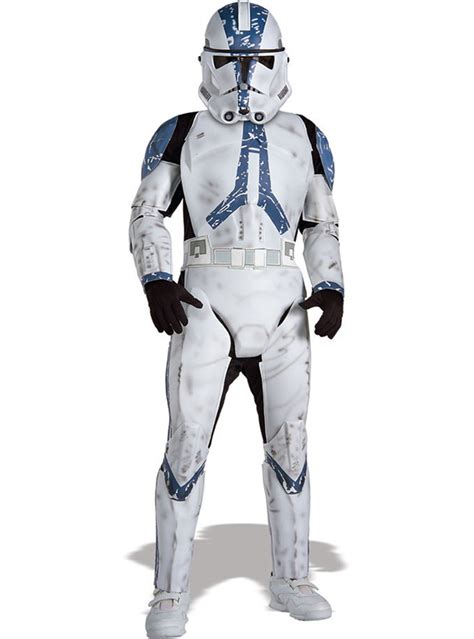 Fato Clone Trooper Legião 501 Star Wars Deluxe Loja Da