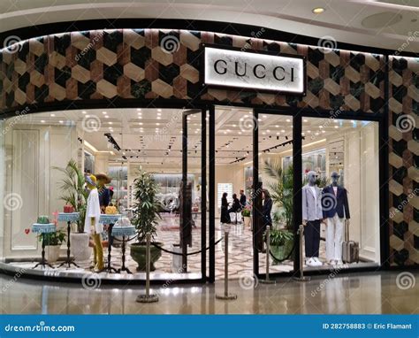 Gucci Store In Shopping Mall Editorial Stock Photo Image Of Design