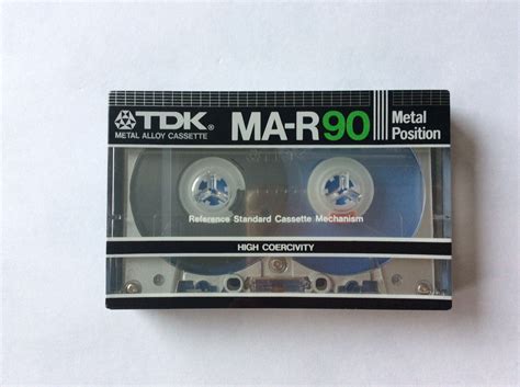 tdk metal alloy cassette tape ma r90 mint new and sealed high coercivity ebay