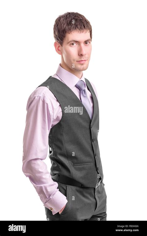 Handsome Young Businessman Stock Photo Alamy