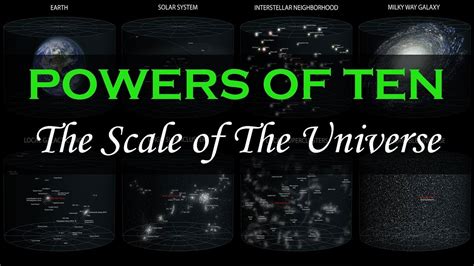 Powers Of Ten Math The Scale Of The Universe Youtube