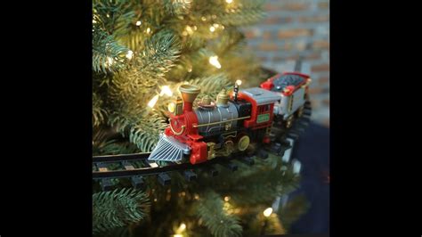 Best Christmas Tree Train Set With On The Tree Train Tracks Youtube