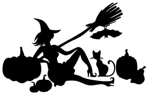Halloween Witch Silhouette At Getdrawings Free Download