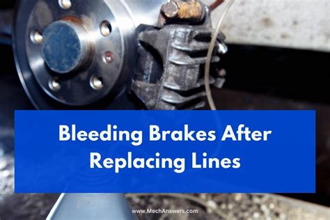 Bleeding Brakes After Replacing Lines In Detail Explained