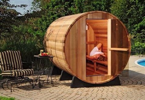Outdoor Barrel Sauna 240018001800 Solid Wood Red Cedar 38mm 6
