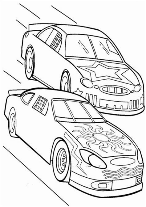 Race Car Coloring