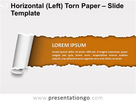 Torn Paper Template For Powerpoint And Google Slides Presentationgo My XXX Hot Girl