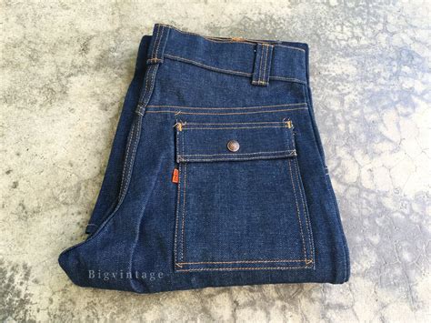Vintage Levis 70s Bush Jeans 6 Pocket Deadstock 31x295 Etsy