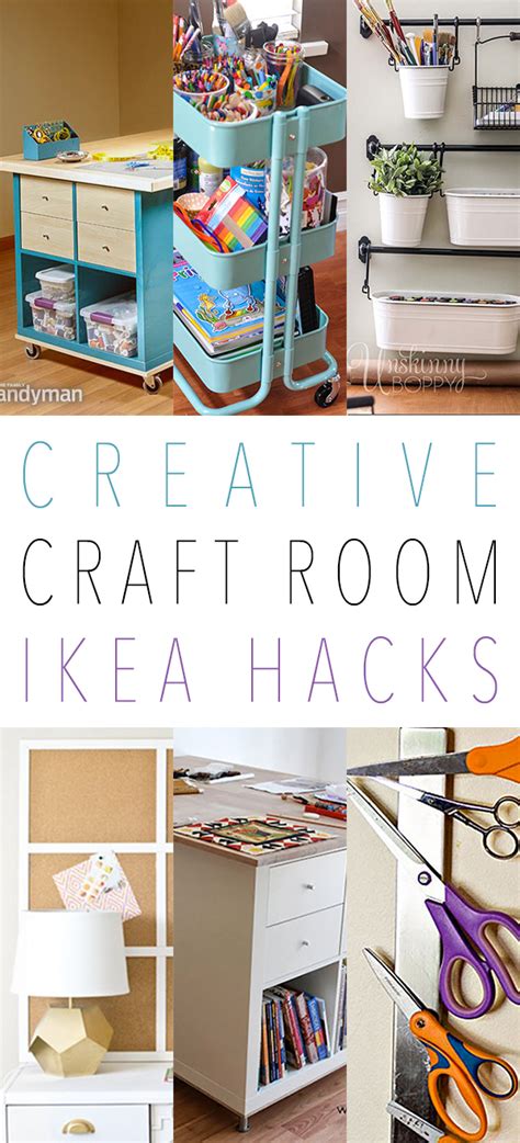 Creative Craft Room Ikea Hacks The Cottage Market