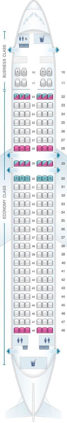 Seat Map Airbus A330 300 333 Air France Boeing Best Airplane