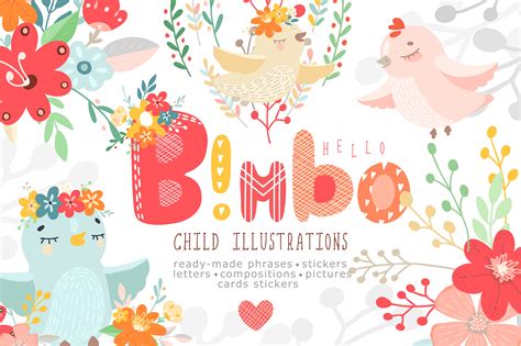 Bimbo Child Illustrations By Lubou