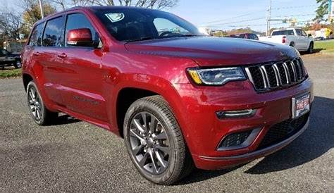2019 Jeep Grand Cherokee Red