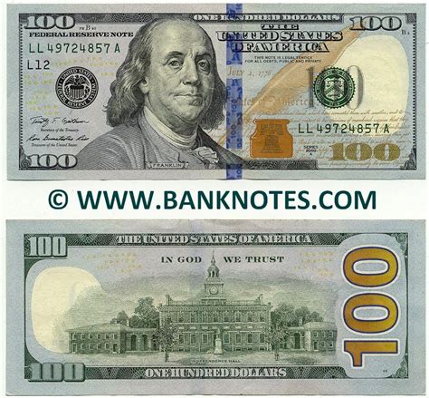 United States Of America 100 Dollars 2009 Banknotes Money Money