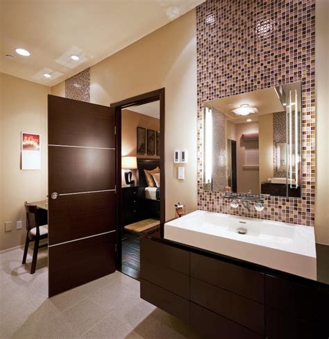 Ideas For Small Modern Bathrooms Small Modern Bathroom Suite At