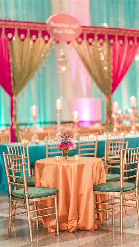Click And Watch The Inside Of This Dreamy Colorful Sangeet Indian