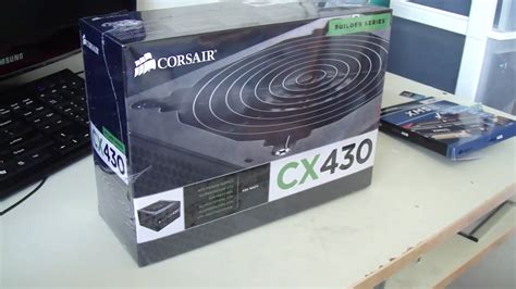 Corsair Cmpsu 430cx Cx430 Power Supply Unboxing Youtube