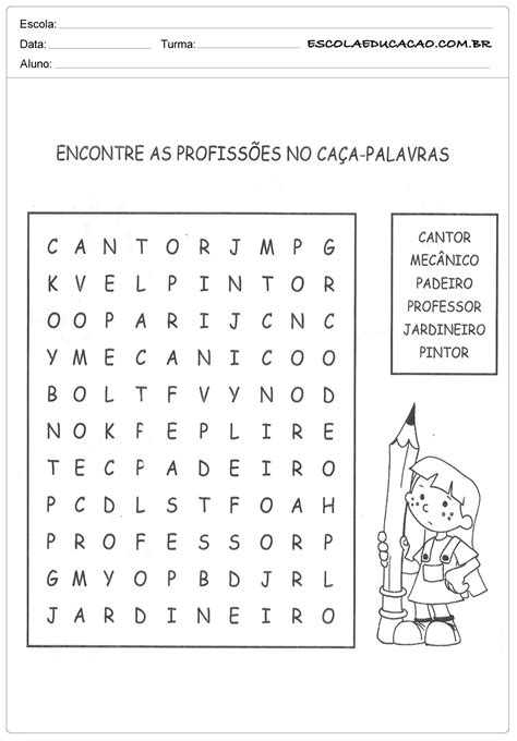 No final do século xiv, na maioria dos países, havia uma forma desumana e insalubre de trabalho. Dia do Trabalhador - Caça Palavras - Escola Educação