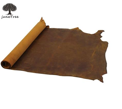 Passion Junetree Cowhide Cow Leather Brown Thick Genuine Leather About