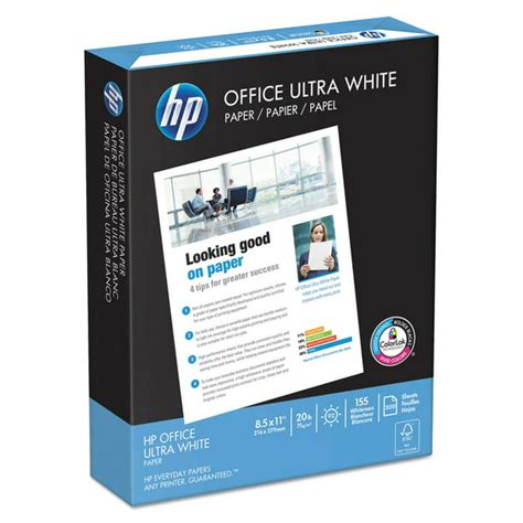 Hp Papers 11210 1 Office Ultra White Paper 92 Bright 20lb 8 12 X 11