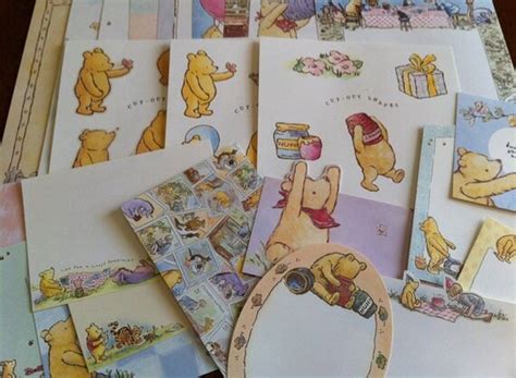 Classic Winnie The Pooh Scrapbooking Paper And By Tessayvonne