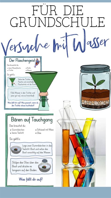 8 Experimente Mit Wasser Forschen In Der Grundschule In 2020