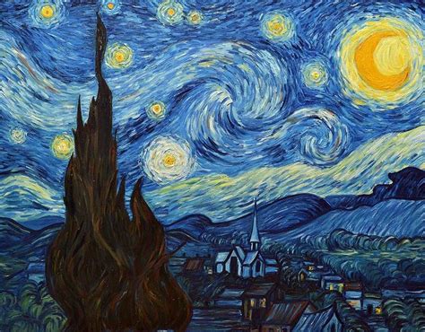 Starry Night Vincent Van Gogh Van Gogh Vincent