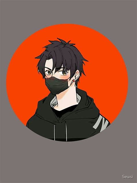 Anime Boy Logo Poster By Sewsi Redbubble