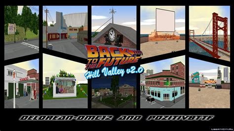 Gta Grand Theft Auto Vice City Back To The Future Hill Valley
